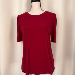 Calvin Klein Rich Red Short Sleeve Top